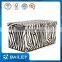 printed nonwoven long storage box chair,storage puff ottoman
