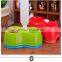 food feeder dog bowl double dog bowl water plastic pet feeder water bowl