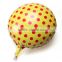 birthday/wedding decoration helium balloons 45*45cm yellow polka dot mylar foil ballons