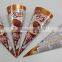Food Grade Laminated Aluminum Foil Cone Paper For Packing Ice Cream