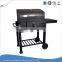 Large Black Trolly Barbecue Charcoal with wheel