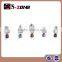 decorative glass curtain rod flower finial