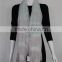Polyester and Cotton Blending Yarn Dyed Long Scarf