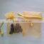 custom drawstring organza gift bag with tassel