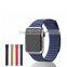 Luxury Leather Loop Strap Watch Band For Apple Watch 38mm 42mm Magnetic Closure