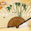 Cheap paper folding hand fan,custom one-side printed bamboo hand fan                        
                                                Quality Choice