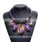 Fashion Occident style handmade wovenbig stone pendant necklace                        
                                                                                Supplier's Choice
