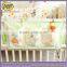 Custom 3 Pockets Non Woven Fabric Hanging Wall Storage Organizer for Baby Bedding Storage