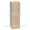 Trade assurance Hot selling cylinder wooden wine box with holder