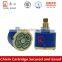 plastic shower cartridge for thermostatic valve
