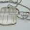 Metal dog tag necklace for customer design