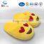 Wholesale Luxury Quality Advantage Price Odm Plush Naughty Red Peach Emoji Slippers