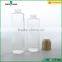 100/130ml clear empty lotion glass bottle