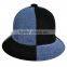 Wholesale Competitive Price Cotton Blue and Black Bucket Hat