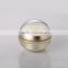 personal skin care 15g 30g 50g gold color clear cap promotional acrylic cosmetic jars for cosmetic