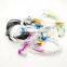 Wholesale-3.5mm Wired Earphones For IPhone Earpiece Headset With Mic Headphones For Your Phone PC