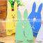 Wooden Rabbit Cell phone Stand Cradle, Cute Rabbit Smartphone Stand Docking Bench