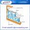 clear / colored glass block glass brick for decoration