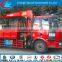 Hot sale factory direct truck mounted crane FAW 4x2 truck crane for sale
