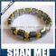 wholesale custom logo black hematite bead bracelet