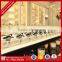 Special customized wood cosmetic shop counter table design
