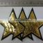 customized bulk embroidery star badges