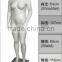 Standing Glossy White Plus Size Female Mannequin For Display