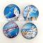 deft design customized bulk pack firdge magnet glass Souvenir single magnet glass gifts