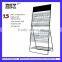 Metal Foldable Magazine Newspaper Display Rack HSX-S278