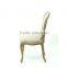 Colorful leather dining room chair french style armchair wood chair