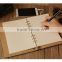 A6 Cute Magnetic USB Lock Wooden PU Notebook with Power Bank