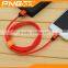Professional cable companies high quality leather micro usb data cable for iphone 6 6s 6plus