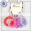 telephone Wire Line Hair Ring Gum Colored Elastic Hair Bands For Girl Hair Scrunchy with a small gift