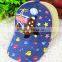 New design cowboy baseball cap, sun hat with star, mesh hat for child