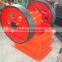 Gold extraction by amalgamation, mercury grinding machine
