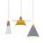 single hanging chandelier metal material metal pendant lamp