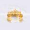 Latest design vogue jewellery 18k gold plated cuff bangle