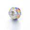D168 AML 925 sterling silver colorful charm,DIY squared shape beads for women