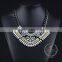 high quality vintage rhinestone chunky statement necklace tin alloy fashion women pendant necklace 6390089