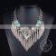 high quality vintage style chunky statement necklace tin alloy fashion women pendant necklace 6390137