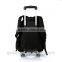 New product 2 wheels hard plastic kids luggage kids school bags