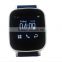 1.54'' arcuate radians digital compass GSM smart watch with heart rate test