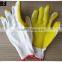 BSSAFETY Cheap rubber coated household work glove, safety gloves