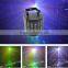 10pcs*3W RGBYW Laser RG 8 Gobos DMX butterfly magic led+laser light--Derbylaser
