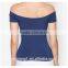 Chinese Factory Direct Wholesale Basics Off Shoulder Woman T Shirt