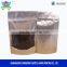 Tea bag with zipper stand up plastic packaging aluminum foil quad seal side gusset pouch