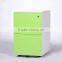 Office Furniture Two Drawer Steel Filing Mobile Cabinet with Wheel