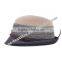 hot new products Gradient mixed colors Straw Jazz bowknot unisex hate para straw hat and cap
