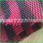 Motorcycle seat cushion ,3D mesh ,red and white striped knit fabric for motorcycle seat cover,air circulation