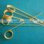 Eco-friendly Fruit Dessert Picks Bamboo Knotted Skewers for Wholesale